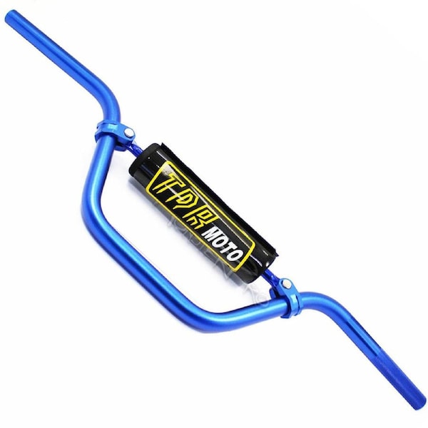 TDR Blue 22mm 7/8" High-Quality CNC Aluminium Alloy Motorcycle Handlebars for 70cc 110cc 125cc 150cc Dirt Pit ATV Trail Bike