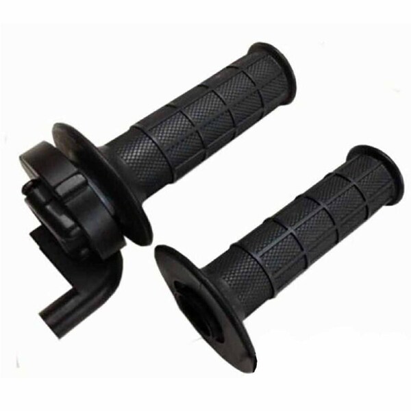 TDR 7/8" 22mm Throttle Hand Grip and Twist Throttle Housing Set For 125cc-250cc Quad ATV Dirt Bike Off-Road Racing Scooter 1-1/8" Handlebars