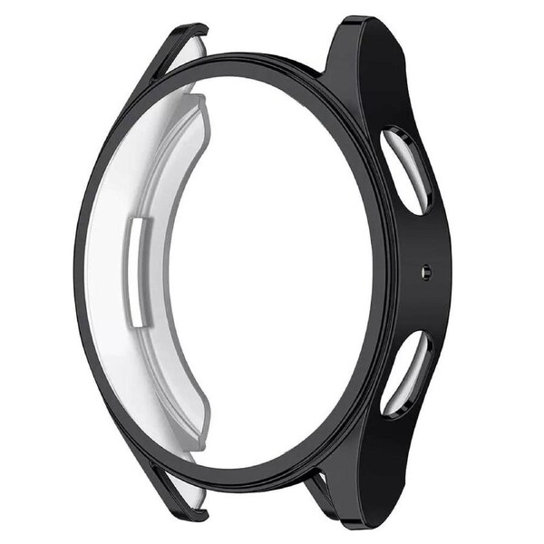 Black For Samsung Galaxy Watch 7 Case Screen Protector Clear 40mm Cover
