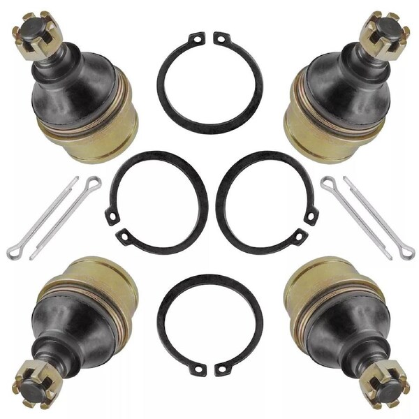 TDR 4pcs Upper and Lower Ball Joint for FourTrax Rancher 4x4 ES - Perfect Fit for Wide Range of Models