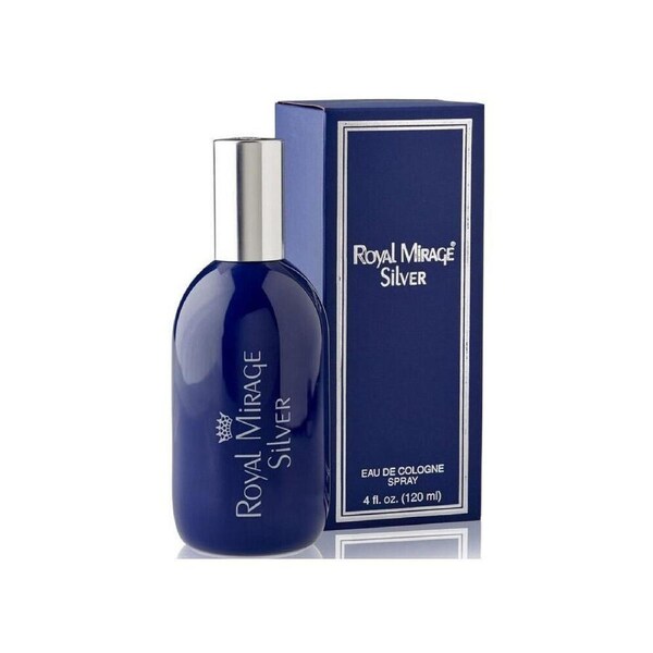 Royal Mirage Silver EDC Eau De Cologne Fragrance Spray Scent Unisex 120ml