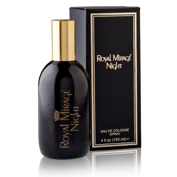 Royal Mirage Night EDC Eau De Cologne Fragrance Spray Scent Unisex 120ml