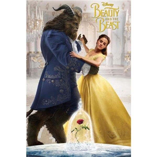Disney Beauty And The Beast Live Action Dancing Poster 91.5x61 Wall Art Decor