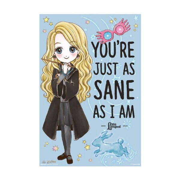 Wizarding World Harry Potter You're Just As Sane Poster 91.5x61cm Room Decor