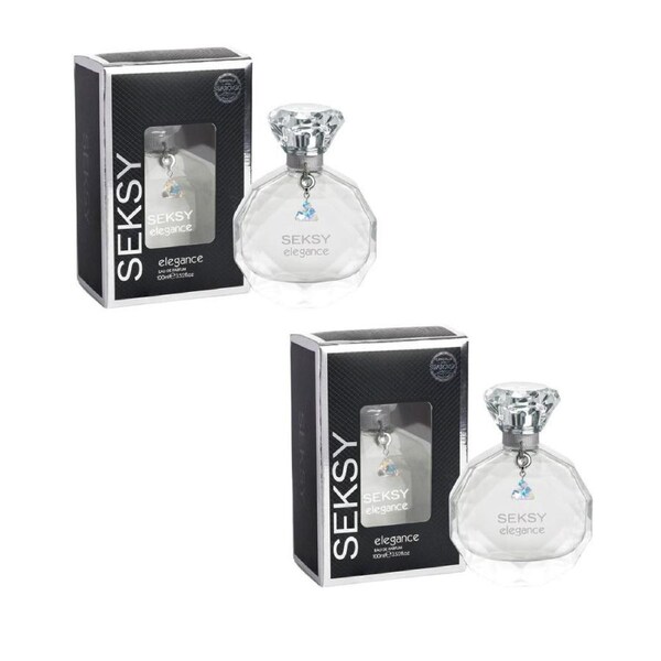 2PK Seksy Elegance EDP Eau De Parfum Fragrance Spray For Ladies/Women 100ml
