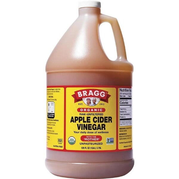 Bragg Apple Cider Vinegar Unfiltered & Contains the Mother 3.8l
