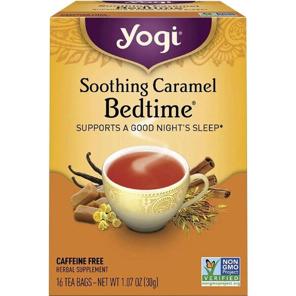 YOGI TEA Herbal Tea Bags Soothing Caramel Bedtime 16