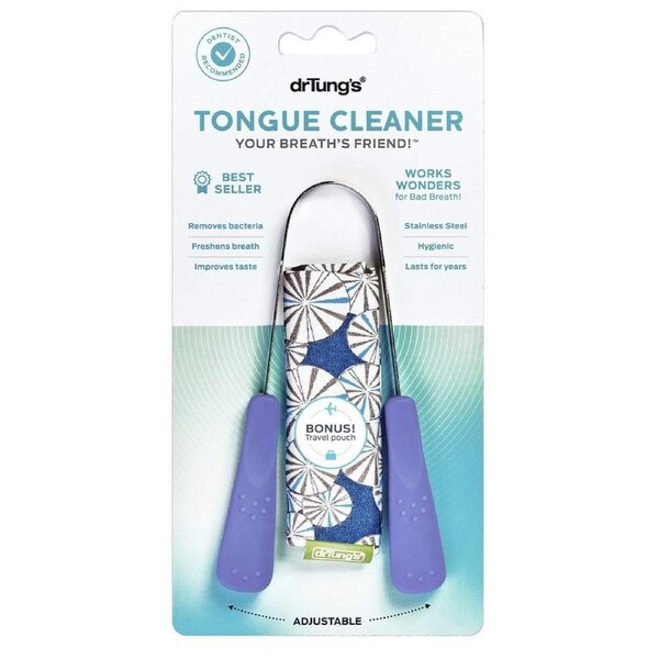 DR TUNG'S Tongue Cleaner Stainless Steel (Colour May Vary) 1