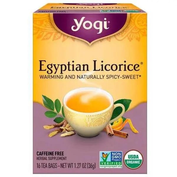 YOGI TEA Herbal Tea Bags Egyptian Licorice 16