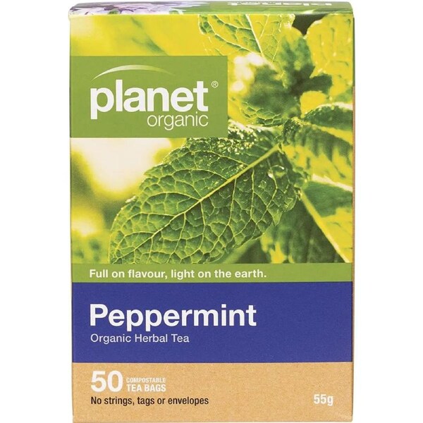 PLANET ORGANIC Herbal Tea Bags Peppermint 50