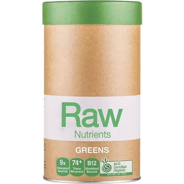 Amazonia Raw Nutrients Greens Mint & Vanilla Flavour 600g