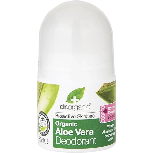 DR ORGANIC Roll-on Deodorant Organic Aloe Vera 50ml