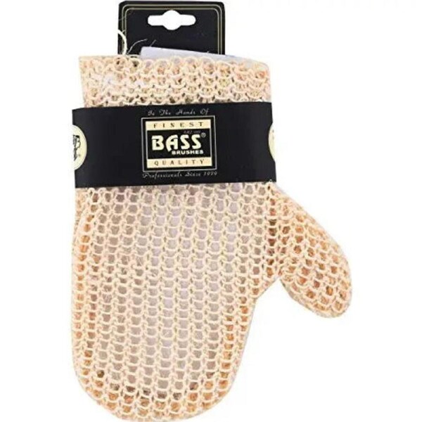 Bass Body Care Sisal Deluxe Hand Glove Knitted Style, Firm 1