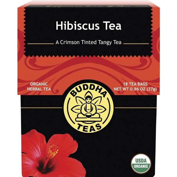 Buddha Teas Organic Herbal Tea Bags Hibiscus Tea 18