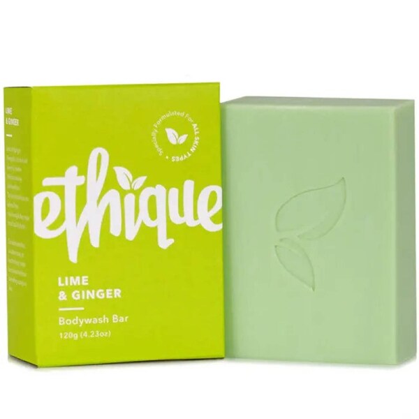 ETHIQUE Solid Bodywash Bar Lime & Ginger 120g