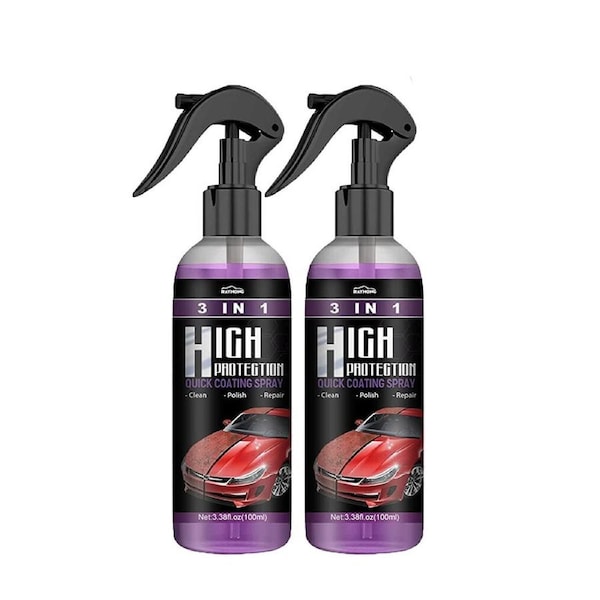 Ozoffer 2x/4x 3in1 High Protection Quick Car Coat Ceramic Coating Spray Hydrophobic 4X