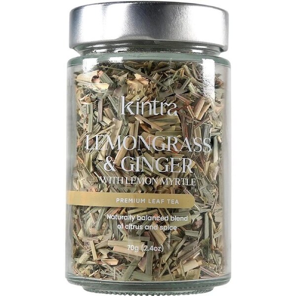 KINTRA FOODS Loose Leaf Tea Lemongrass & Ginger W/Lemon Myrtle 70g