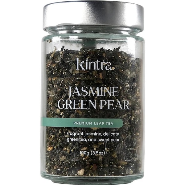 KINTRA FOODS Loose Leaf Tea Jasmine Green With Pear 100g