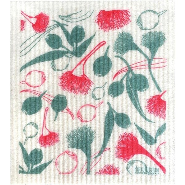 RETROKITCHEN 100% Biodegradable Dishcloth Gumnuts 1