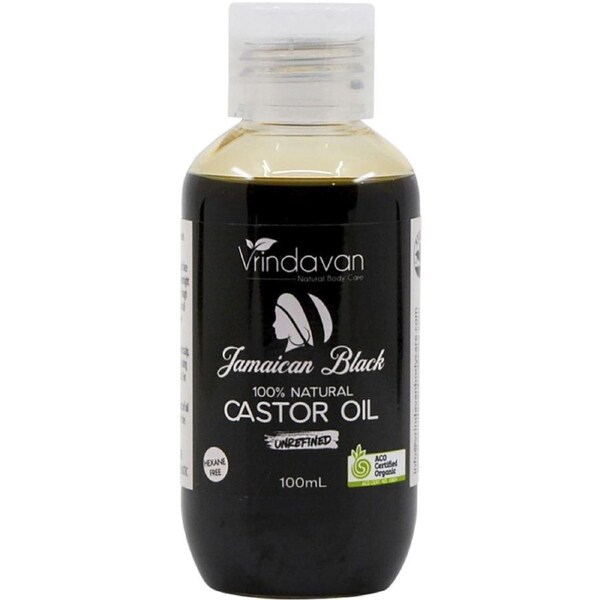 VRINDAVAN Jamaican Black Castor Oil Unrefined 100ml