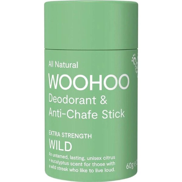 WOOHOO BODY Deodorant Stick Wild Extra Strength 60g