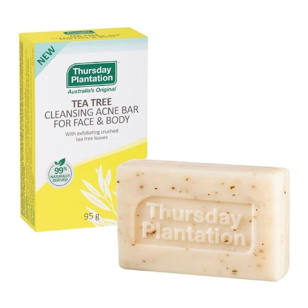 THURSDAY PLANTATION Tea Tree Cleansing Acne Bar for Face & Body 95g