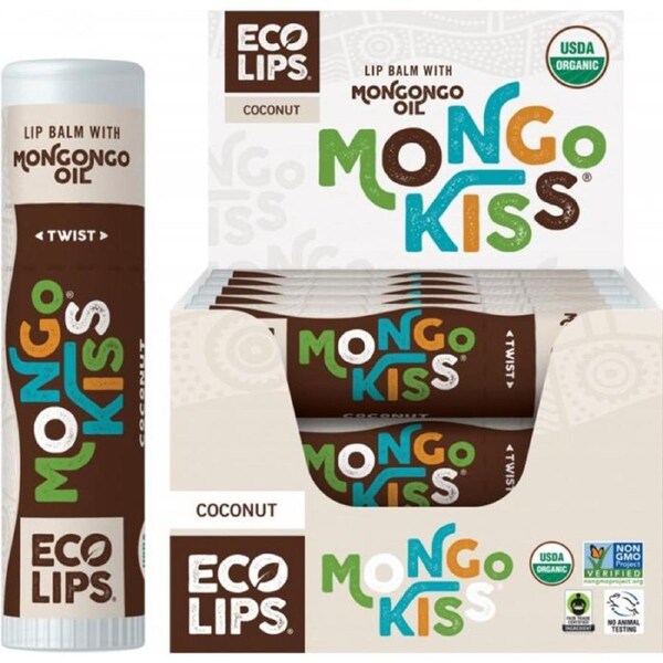 ECO LIPS Lip Balm Mongo Kiss Coconut 15x7g