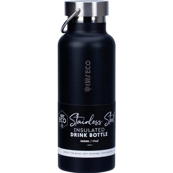 Ever Eco Insulated Stainless Steel Bottle Onyx 500ml