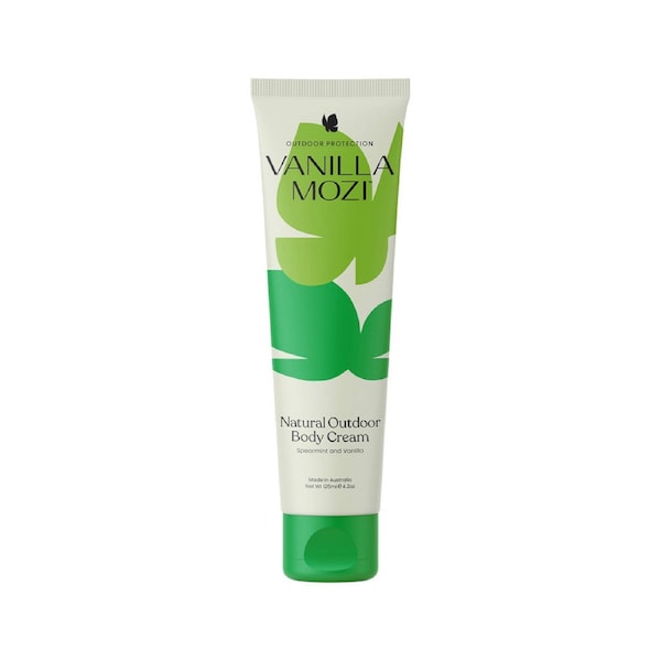 Vanilla Mozi Natural Outdoor Body Cream Vanilla & Spearmint 125ml