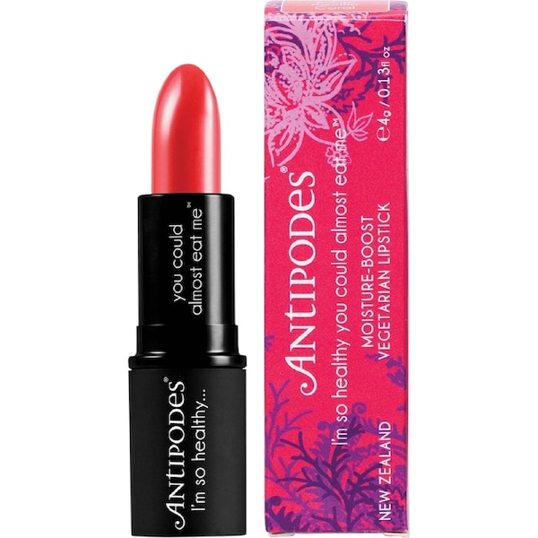 Antipodes Moisture-boost Natural Lipstick South Pacific Coral 4g