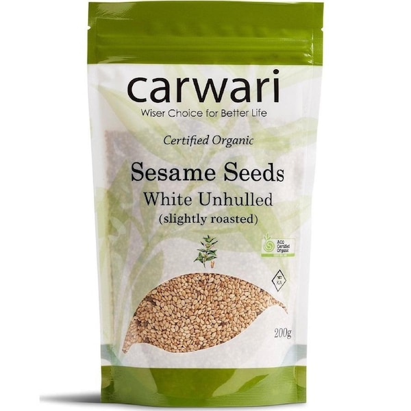 Carwari Organic Sesame Seeds Unhulled 200g