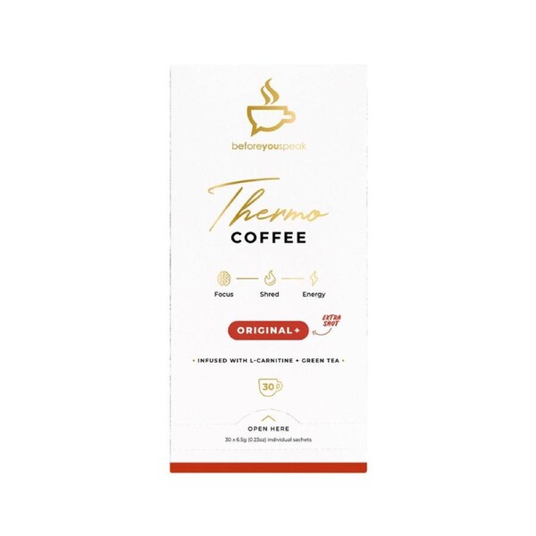 Before You Speak Thermo Coffee Original + Extra Shot 6.5g X 30 Pack