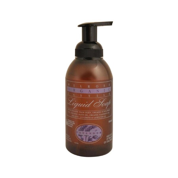 Melrose Organic Castile Liquid Soap Lavender Pump 500ml