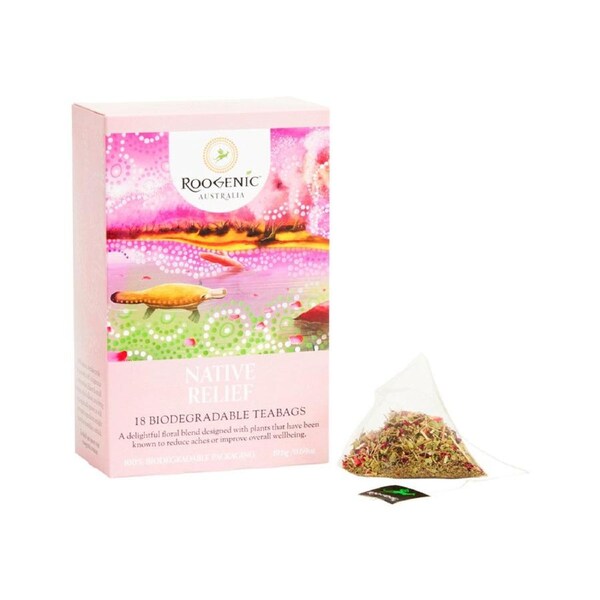 Roogenic Australia Native Relief x 18 Tea Bags