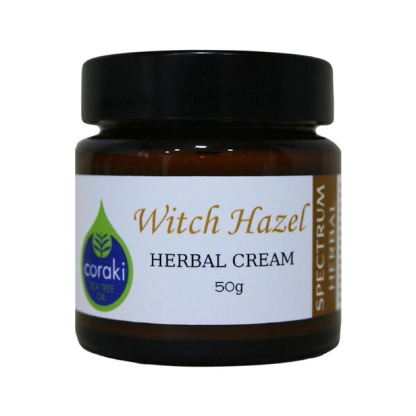 Spectrum Herbal Herbal Cream Witch Hazel with Coraki Tea Tree Oil 50g