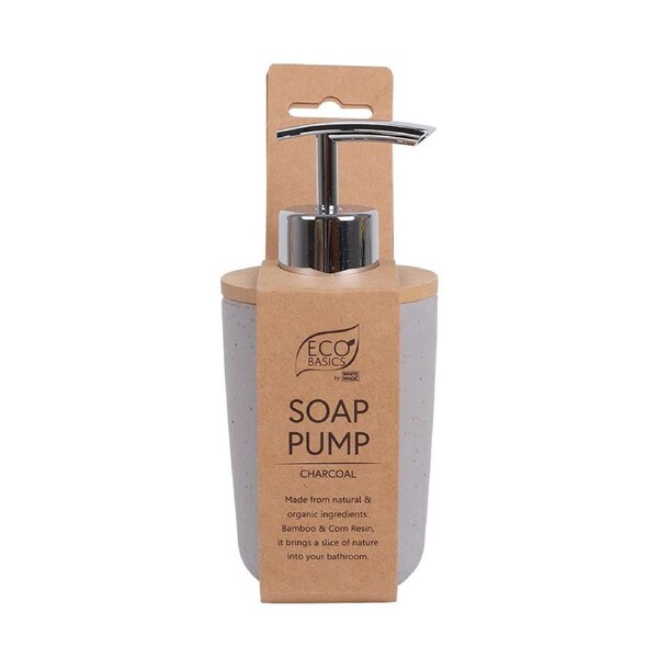 White Magic Eco Basics Soap Pump Charcoal 1Pk