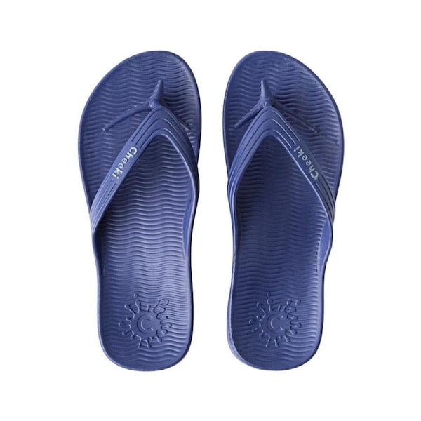 Cheeki Arch Support Thongs Blue Mens Size US10