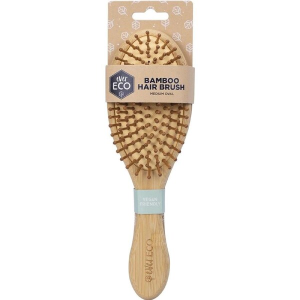EVER ECO Bamboo Hair Brush Medium Oval