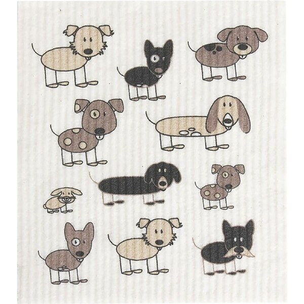 RetroKitchen 100% Compostable Sponge Cloth Dogs