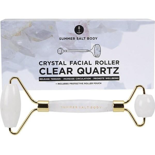 Summer Salt Body Crystal Facial Roller Clear Quartz