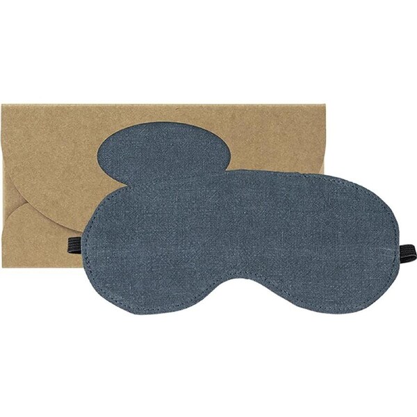Wheatbags Love Eye Mask Luxe Linen Slate