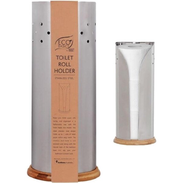 White Magic - Eco Basics Toilet Roll Holder 1pk