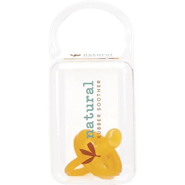 NATURAL RUBBER SOOTHERS Soother Small Orthodontic (0-6 Mths) 1