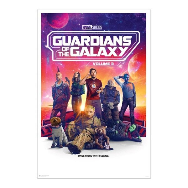 Marvel Guardians Of The Galaxy Once More w/ Feeling Poster 91.5x61cm Wall Decor