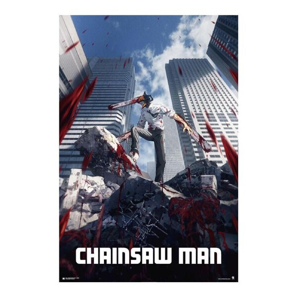 Chainsaw Man Denji Poster 91.5x51cm Kids/Child Room Wall Display Art Decor