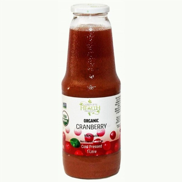 Complete Health Cranberry 100% Juice Organic 1L