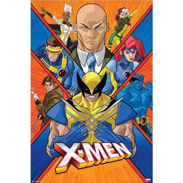Marvel Comics X-Men Classic Poster 91.5x60cm Kids Room Wall Display Decor