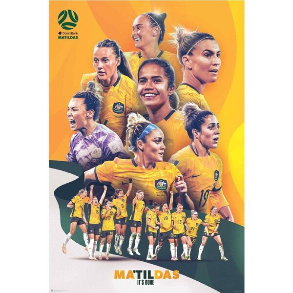 Matildas 2024 It's Done Poster 91.5x61cm Home/Room Wall Hanging Wall Decor