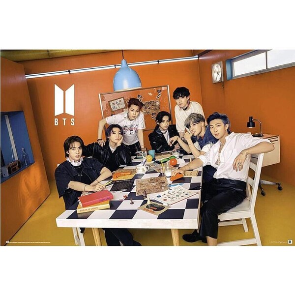Impact Merch BTS Superstars Reg Poster Poster 91.5x60cm Hanging Wall Decor