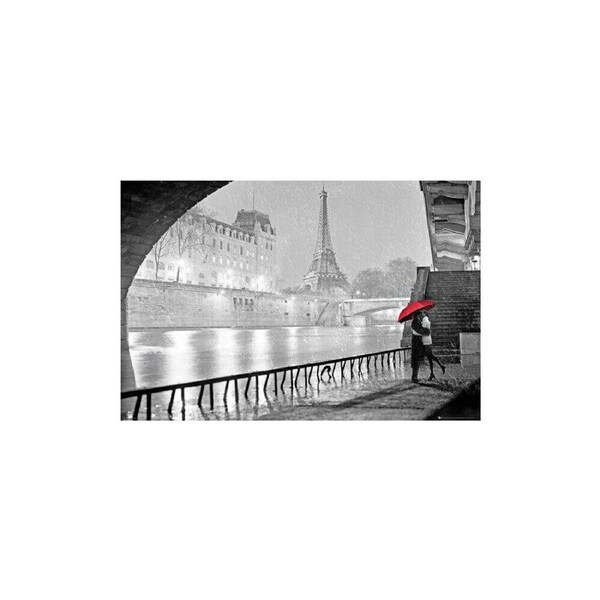 Impact Merch Paris Eifel Tower Kiss Poster Room Wall Decor Display 91x61cm